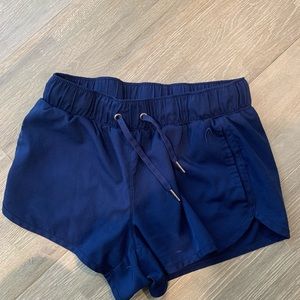 Navy Blue Athletic Shorts